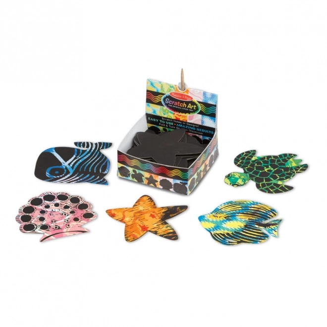 Ocean Engraving Note Set Melissa and Doug