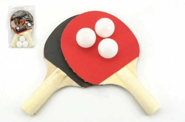 Table Tennis Set with 2 Paddles and 3 Balls