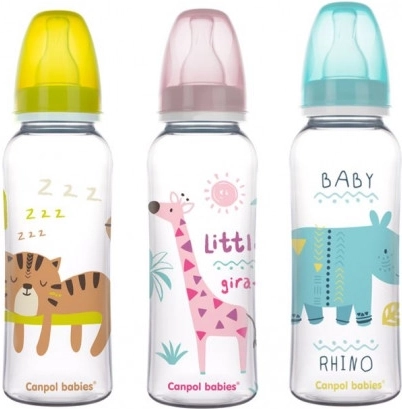 Kojenecká lahev Canpol babies AFRIKA 250 ml, BPA free, silikonová savička