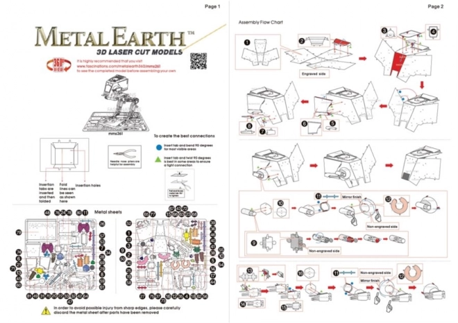 Metal Earth 3D Puzzle Star Wars AT-ST