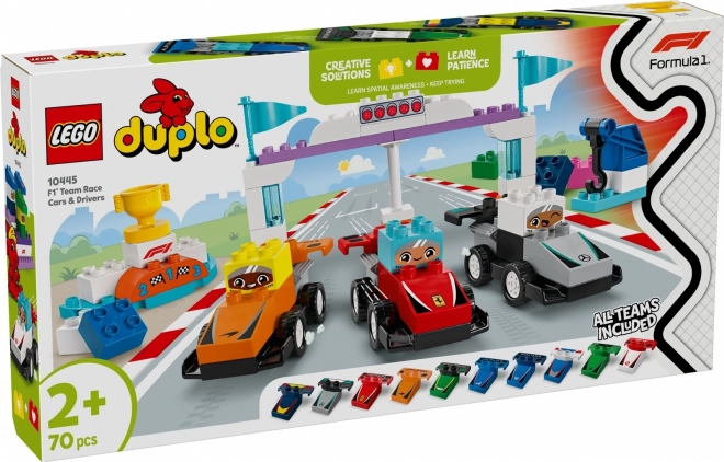 Duplo Formula 1 Cars & Drivers Set