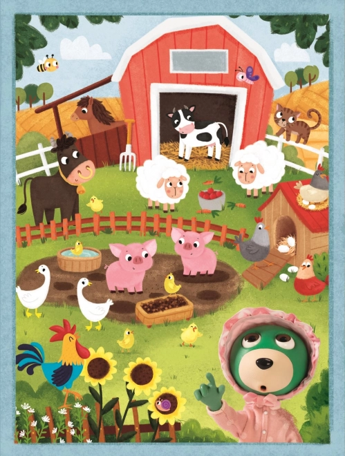 Treflíci Farm Reversible Puzzle for Kids