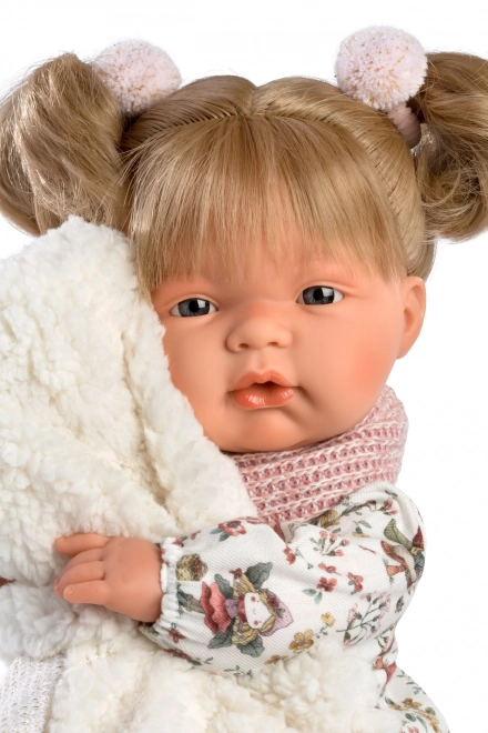 Realistic Baby Doll with Sounds and Soft Body - 38 cm