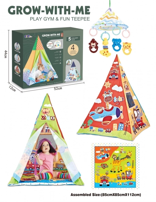 Chipolino Play Tent 2-in-1 Journey