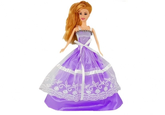 Purple Gown Doll with Accessories