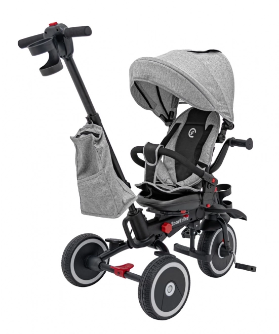 Szürke háromkerekű bicikli Sportrike