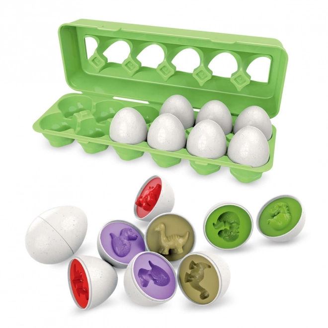 Educational Dinosaur Egg Sorting Puzzle