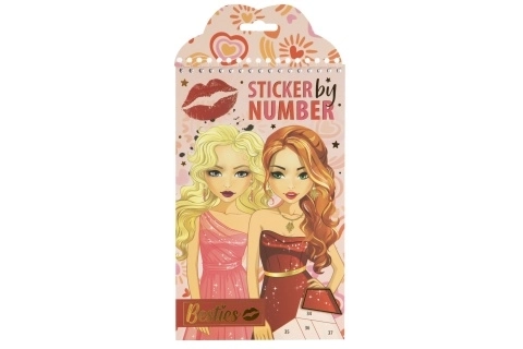 Sticker Painting by Numbers for Girls