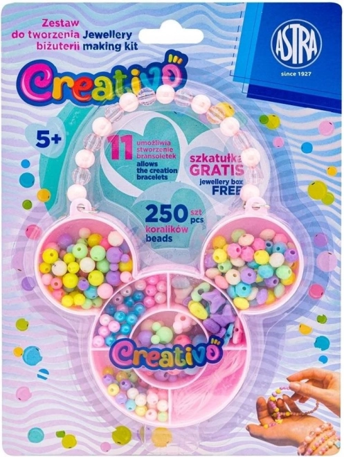 Astra Bead Set Mouse – creative jewelry-making kit