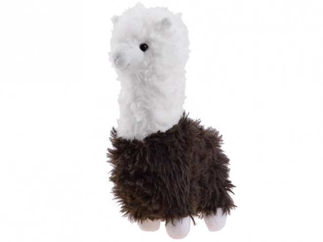 Fluffy Alpaca Stuffed Toy – brown