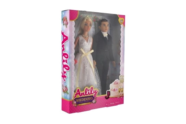 Anlily Bride and Groom Doll Set