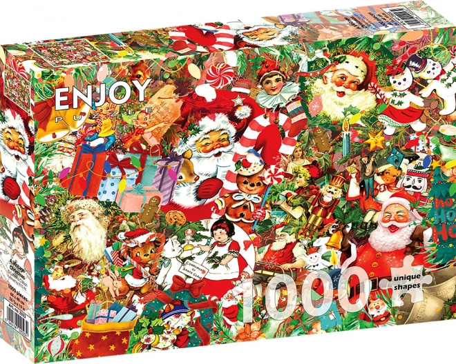 Enjoy Puzzle Vintage Christmas 1000 Pieces