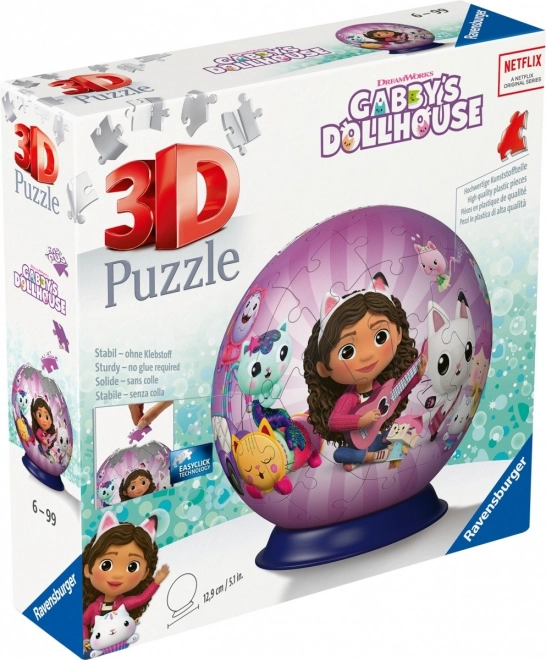 3D puzzleball Maison magique de Gábinin 72 pièces