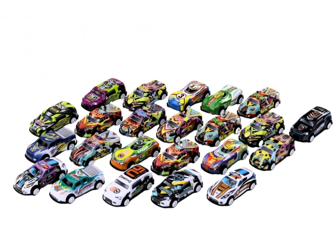 Colorful Toy Car Set with 50 Cars