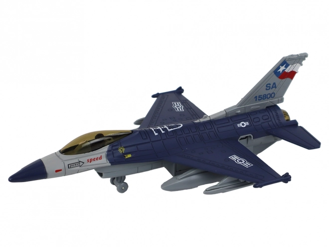 Friction Powered Fighter Jet Model