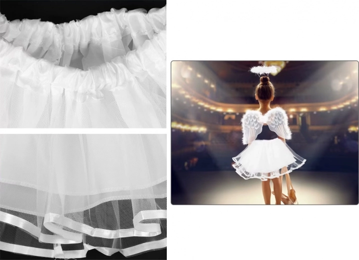 Fluffy tutu skirt with a comfortable waistband