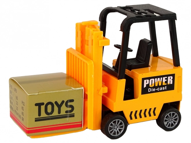 Friction-Powered Toy Forklift