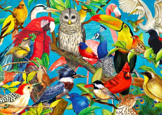 Enjoy Puzzle Feathered Madness 1000 Pieces