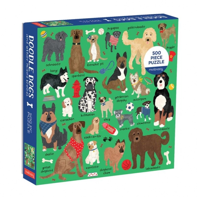 Dog Breeds 500 Piece Puzzle by Mudpuppy