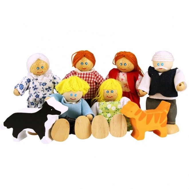 Bigjigs Toys Wooden Family Set