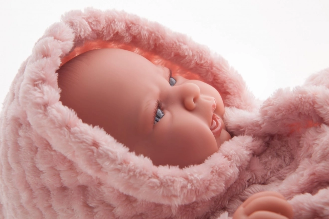 Realistic Newborn Baby Doll with Full Vinyl Body - 42 cm