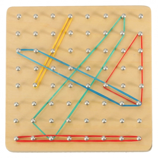 Geoboard Wooden Shape Creation Puzzle