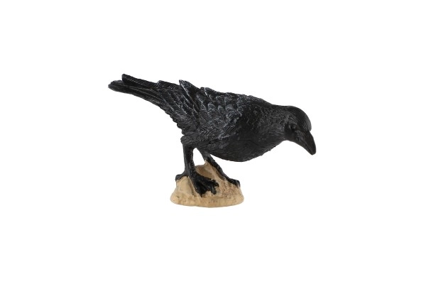 Black crow figurine 11cm in bag