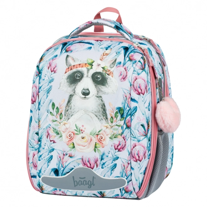 School Backpack Shelly Racoon by Baagl