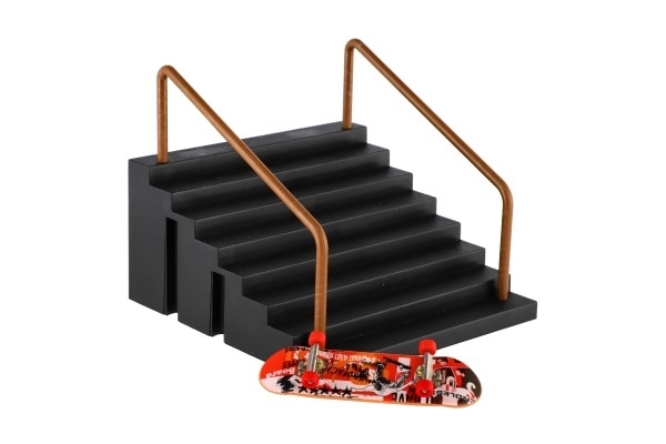 Finger Skateboard Set with Stairs and Rail