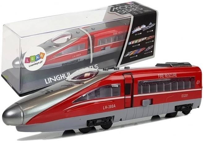 Pendolino Train with Pull-Back Mechanism