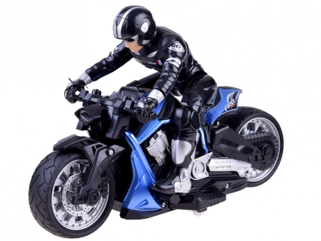 Remote Controlled Sport Motorcycle with Driver – Red