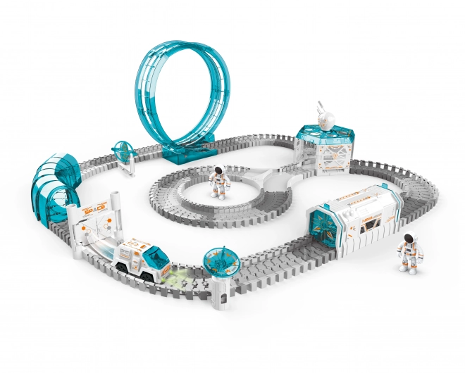 Large Space Track Set with Projector