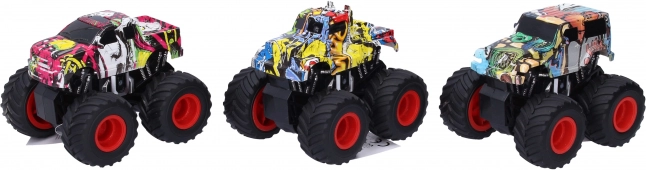 Off-road car with flywheel 12 cm