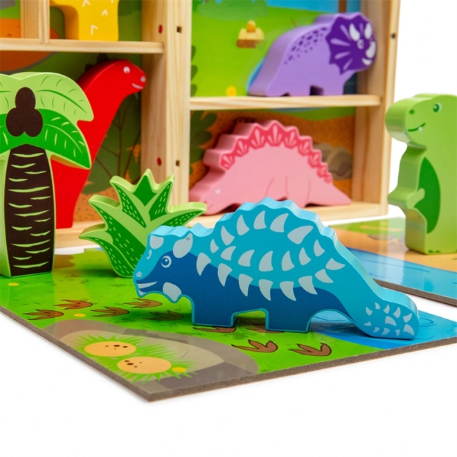 Dinosaur Play Box by Bigjigs Toys