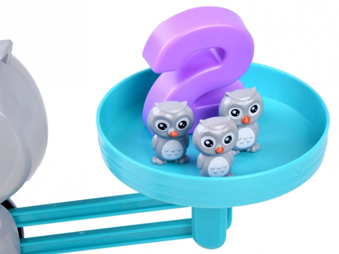 Educational Game Owl Balance Scale