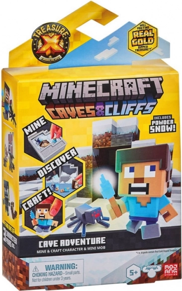 Minecraft Barlangok és Sziklák Felfedezése Treasure X