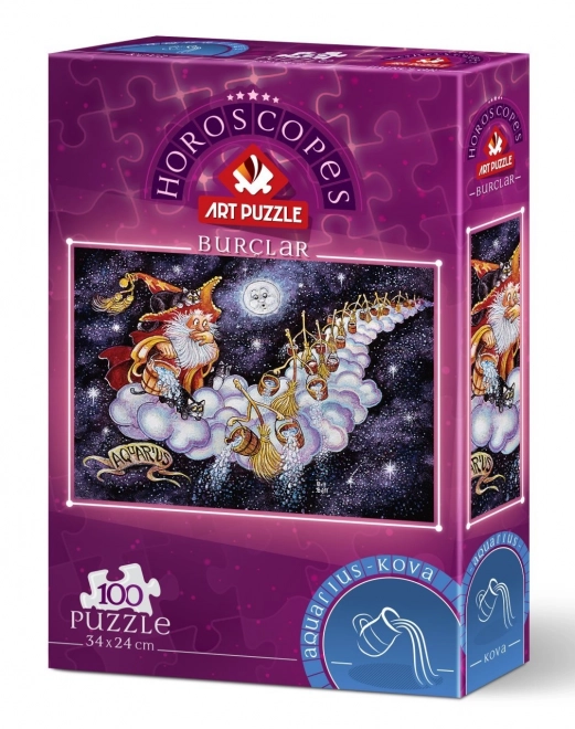 Aquarius Zodiac Sign Puzzle