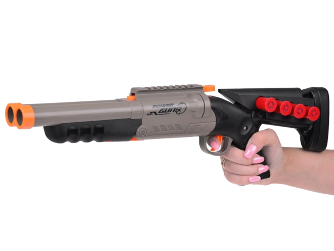 Large Toy Double Barrel Shotgun with Foam Darts