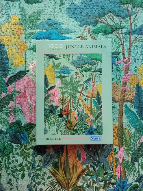 Gibsons Jungle Animals Puzzle 1000 Pieces