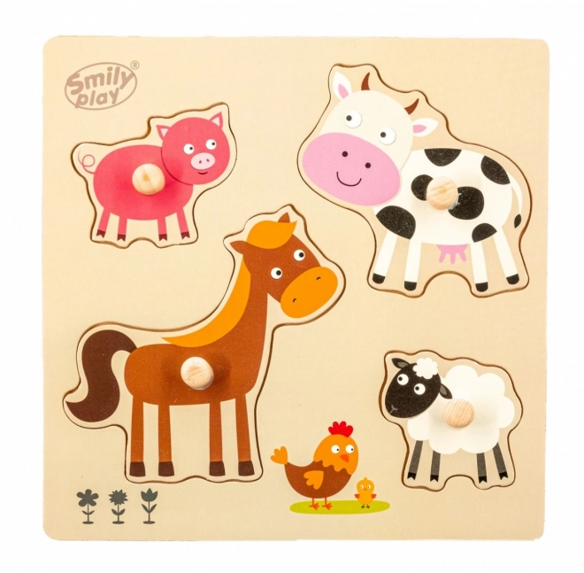 Wooden Animal Puzzle for Kids