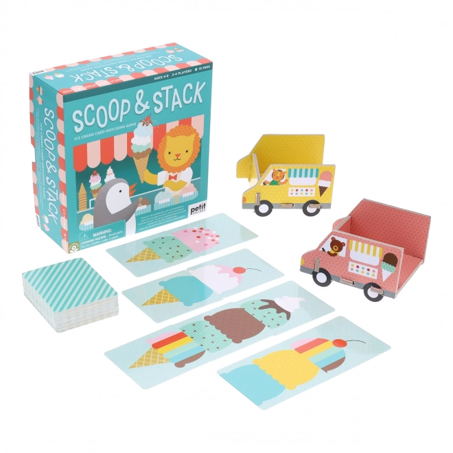 Petit Collage Ice Cream Stacking Game