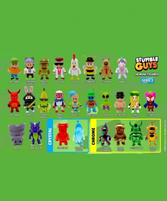 Stumble Guys confezione con 3 figure