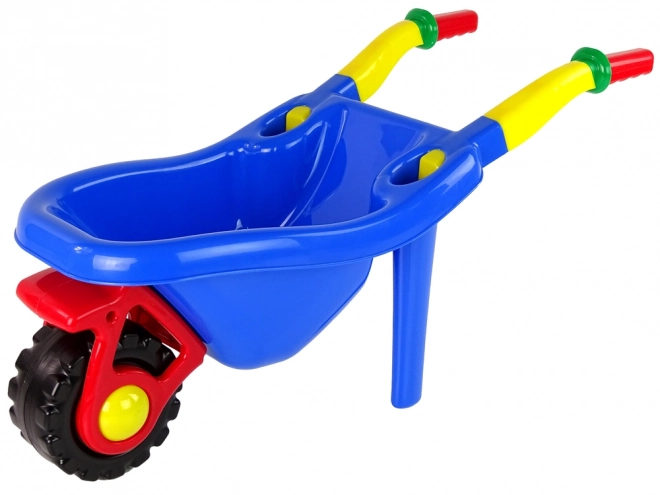 Large Colorful Blue Garden Wheelbarrow