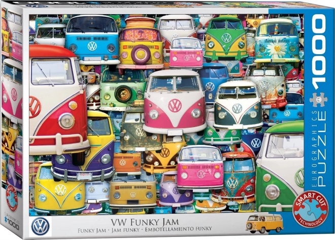 Volkswagen Bus Funky Jam Puzzle 1000 Pieces