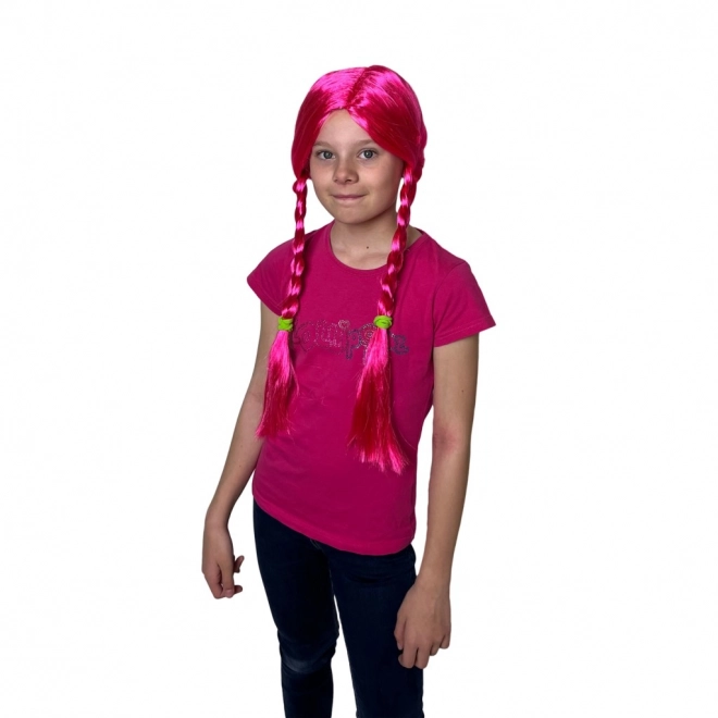 Lollipopz Green Wig – Pink with Braids