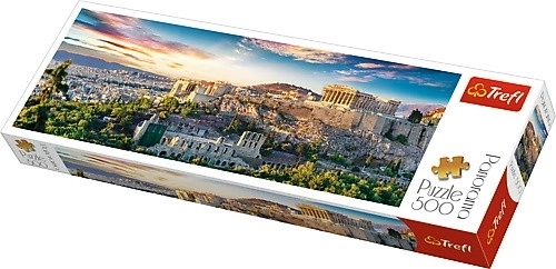 Acropolis, Athens Panoramic Puzzle 500 Pieces