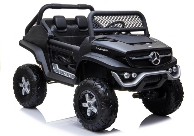 Battery Operated Mercedes Unimog Black