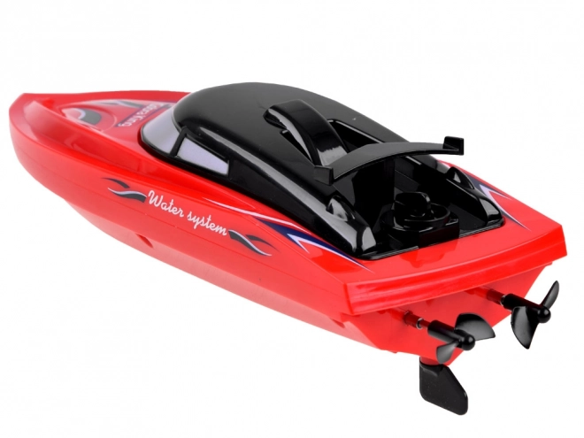 Remote-Controlled Crocodile Boat – Red