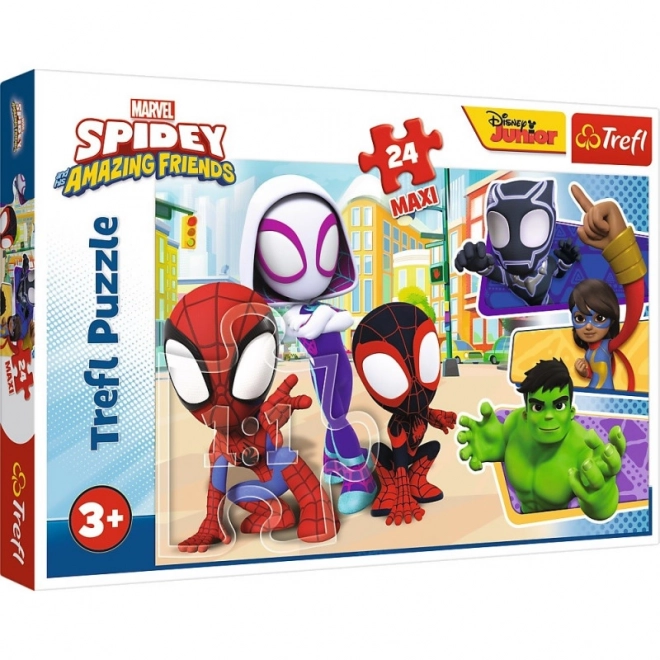 Spidey and Friends Maxi Puzzle 24 Pieces