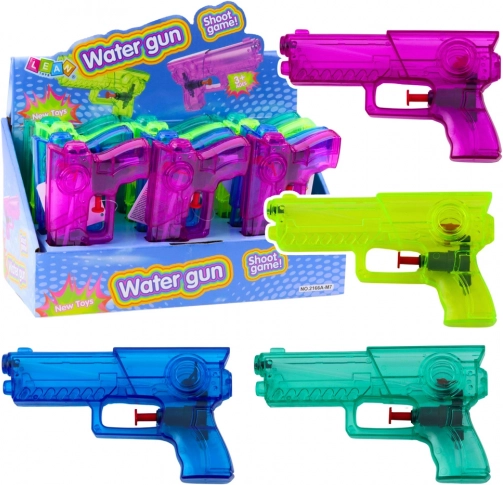 Piccola pistola ad acqua trasparente per bambini